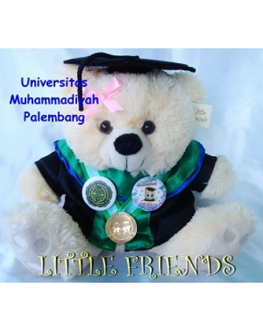 Boneka Wisuda Universitas Muhammadiyah Palembang (30 cm)